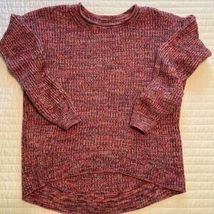 Gap Women's Multicolor Ribbed Long Sleeve Cotton Sweater, size M